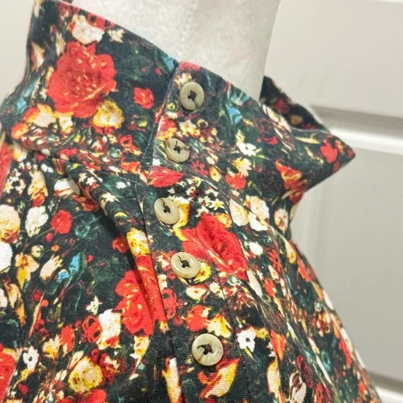 Anthropologie. Maeve Long Sleeve Floral Print Turtleneck. Size XL. - Picture 12 of 12